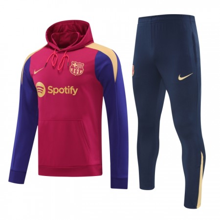 Barcelona Hoodie Sweat de Treino 2024-25 Vermelha